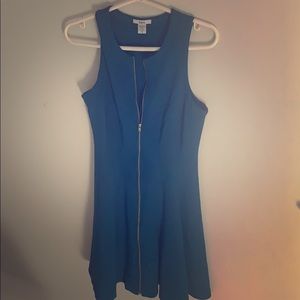 Blue scuba dress